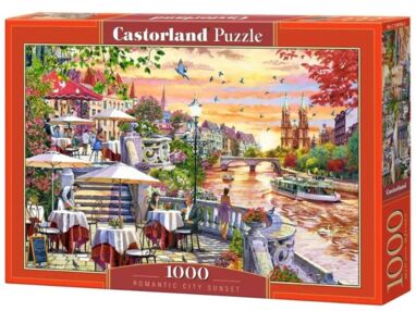 пазли castorland 1000 елементів Romantic City Sunset 104956