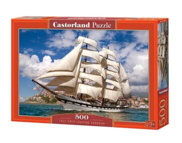 пазли castorland 500 елементів Tall Ship Leaving Harbour 52851