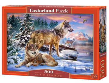 пазли castorland 500 елементів Wolfish Wonderland 53049