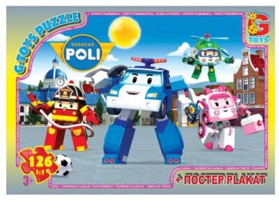 пазли 117 елементів G-Toys Робокар Поллі артикул RR067440