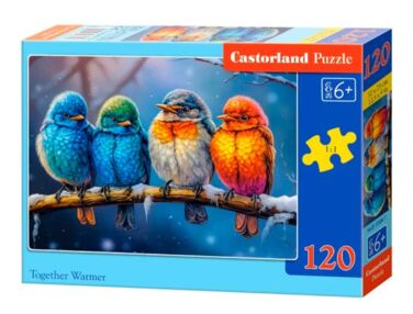пазли castorland 120 елементів Разом тепліше артикул 13586