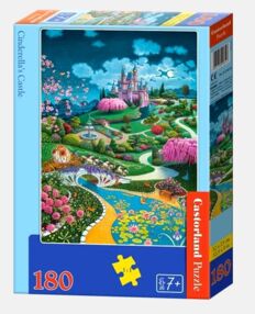 пазли castorland 180 елементів Замок Попелюшки артикул 018543