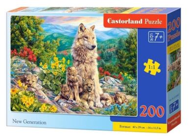 пазли castorland 200 елементів Нове покоління 222087