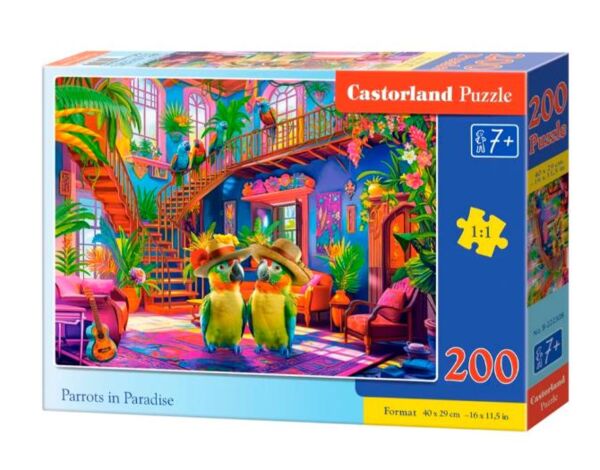 пазли castorland 200 елементів Папуги в раю 222308 Ціна (цена) 235.10грн. | придбати  купити (купить) пазли castorland 200 елементів Папуги в раю 222308 доставка по Украине, купить книгу, детские игрушки, компакт диски 0