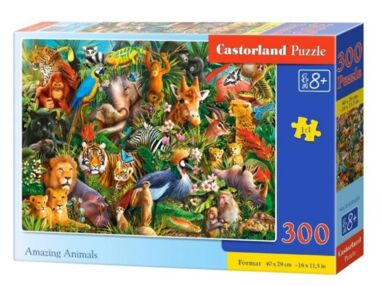 пазли castorland 300 елементів Amazing animals артикул 030491