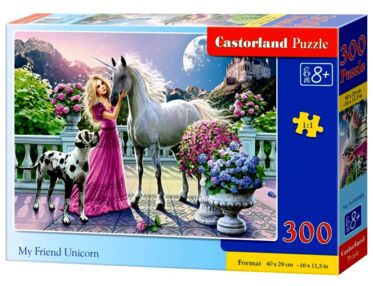пазли castorland 300 елементів My Friend Unicorn 030088