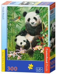 пазли castorland 300 елементів Panda Brunch 030507