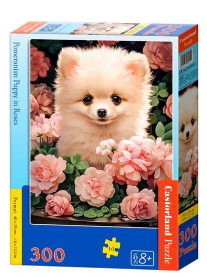 пазли castorland 300 елементів Pomeranian Puppy in Roses 030552 Ціна (цена) 235.10грн. | придбати  купити (купить) пазли castorland 300 елементів Pomeranian Puppy in Roses 030552 доставка по Украине, купить книгу, детские игрушки, компакт диски 0
