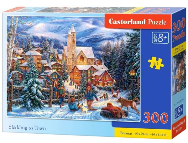 пазли castorland 300 елементів Sledding to Town 030194 Ціна (цена) 235.10грн. | придбати  купити (купить) пазли castorland 300 елементів Sledding to Town 030194 доставка по Украине, купить книгу, детские игрушки, компакт диски 0