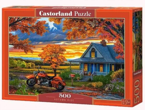пазли castorland 500 елементів Autumn Ride 54077 Ціна (цена) 235.10грн. | придбати  купити (купить) пазли castorland 500 елементів Autumn Ride 54077 доставка по Украине, купить книгу, детские игрушки, компакт диски 0