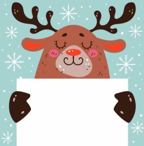 Розпис по номерах 20х20 HH8018 Олень з листівкою "Strateg"