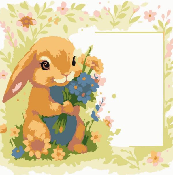 Розпис по номерах 20х20 HH8022 Зайчик з листівкою Strateg Ціна (цена) 132.82грн. | придбати  купити (купить) Розпис по номерах 20х20 HH8022 Зайчик з листівкою Strateg доставка по Украине, купить книгу, детские игрушки, компакт диски 0