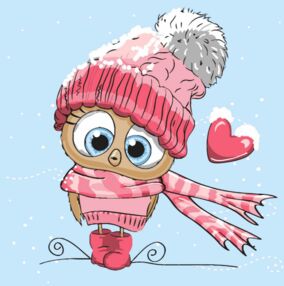 Розпис по номерах 30х30 ES-0892 Маленьке совеня "Strateg"