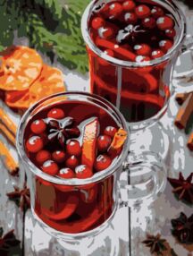 Розпис по номерах 30х40 SS1226 Пряний напій "Strateg"