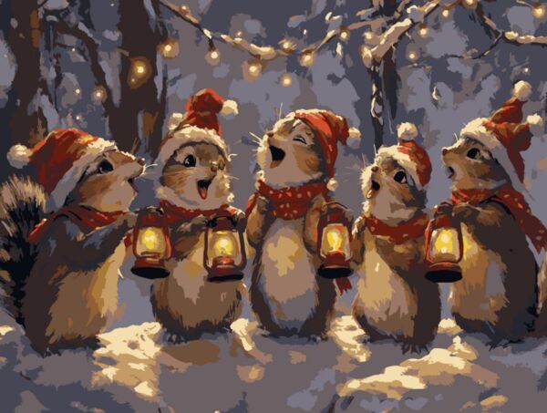 Розпис по номерах 30х40 SS1241 Хор білок Strateg Ціна (цена) 169.34грн. | придбати  купити (купить) Розпис по номерах 30х40 SS1241 Хор білок Strateg доставка по Украине, купить книгу, детские игрушки, компакт диски 0