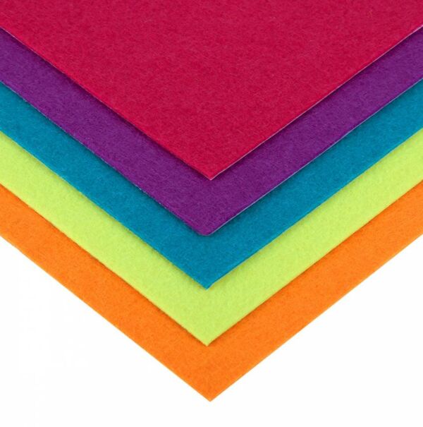 Фетр м'який з клейовим шаром А4 5 аркушів яскраві кольори 743256 Santi Ціна (цена) 77.50грн. | придбати  купити (купить) Фетр м'який з клейовим шаром А4 5 аркушів яскраві кольори 743256 Santi доставка по Украине, купить книгу, детские игрушки, компакт диски 1