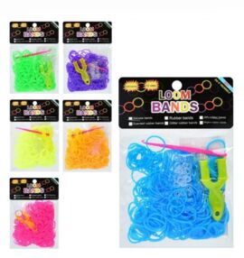 Набір для плетіння браслетів резинки 6 кольорів крючок 26015-16