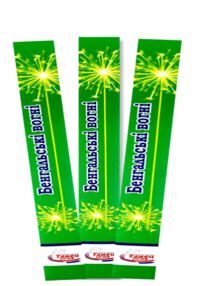 Бенгальські вогні 16 см 6 штук в упаковці B-19