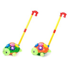 Каталка на палці 46 см черепаха 18 см 2 кольори 368