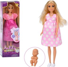 Лялька 29 см вагітна пупс 3 см 2 види 616300-01