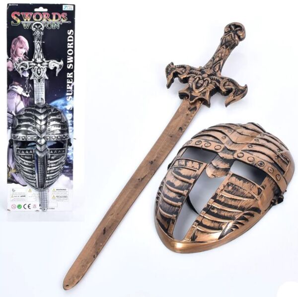 Набір амуніції лицар меч 49 см маска 2 кольори 921-8BD Ціна (цена) 80.00грн. | придбати  купити (купить) Набір амуніції лицар меч 49 см маска 2 кольори 921-8BD доставка по Украине, купить книгу, детские игрушки, компакт диски 0