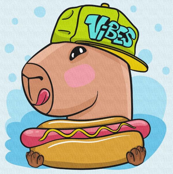 Розпис по номерах 30х30 КНО1278 Капібара і хот дог Ідейка Ціна (цена) 180.00грн. | придбати  купити (купить) Розпис по номерах 30х30 КНО1278 Капібара і хот дог Ідейка доставка по Украине, купить книгу, детские игрушки, компакт диски 0