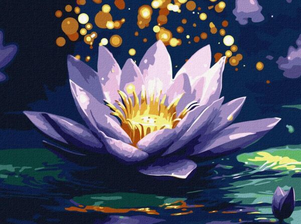 Розпис по номерах 30х40 КНО3296 Магічна лілія з фарбами металік Ідейка Ціна (цена) 176.30грн. | придбати  купити (купить) Розпис по номерах 30х40 КНО3296 Магічна лілія з фарбами металік Ідейка доставка по Украине, купить книгу, детские игрушки, компакт диски 0