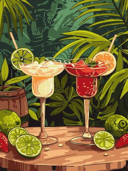 Розпис по номерах 30х40 КНО5695 Екзотичні напої Ідейка Ціна (цена) 129.10грн. | придбати  купити (купить) Розпис по номерах 30х40 КНО5695 Екзотичні напої Ідейка доставка по Украине, купить книгу, детские игрушки, компакт диски 0