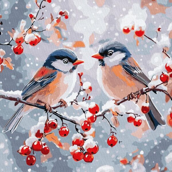 Розпис по номерах 40х40 КНО6701 Зимова гармонія Ідейка Ціна (цена) 202.00грн. | придбати  купити (купить) Розпис по номерах 40х40 КНО6701 Зимова гармонія Ідейка доставка по Украине, купить книгу, детские игрушки, компакт диски 0