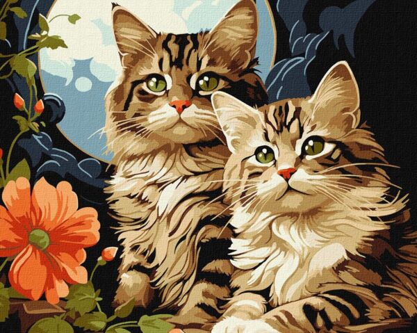 Розпис по номерах 40х50 КНО6574 Чарівні котики Ідейка Ціна (цена) 165.00грн. | придбати  купити (купить) Розпис по номерах 40х50 КНО6574 Чарівні котики Ідейка доставка по Украине, купить книгу, детские игрушки, компакт диски 0