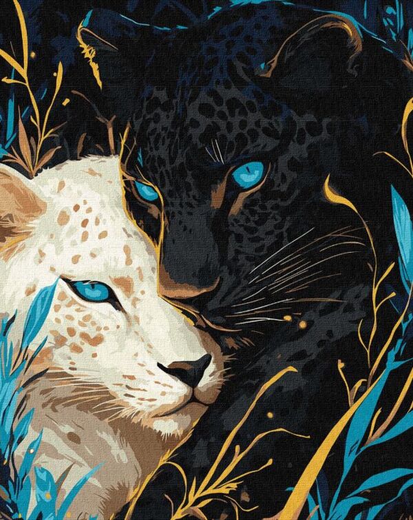 Розпис по номерах 40х50 КНО6729 Інь Янь з фарбами металік Ідейка Ціна (цена) 154.60грн. | придбати  купити (купить) Розпис по номерах 40х50 КНО6729 Інь Янь з фарбами металік Ідейка доставка по Украине, купить книгу, детские игрушки, компакт диски 0