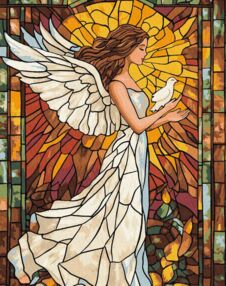 Розпис по номерах 40х50 КНО8621 Хранительниця світла "Ідейка"