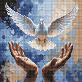 Алмазна мозаїка 40х40 АМО8200 Руки добра "Ідейка"