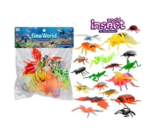 Комахи 19 штук в кульку 559-323A Ціна (цена) 122.90грн. | придбати  купити (купить) Комахи 19 штук в кульку 559-323A доставка по Украине, купить книгу, детские игрушки, компакт диски 0