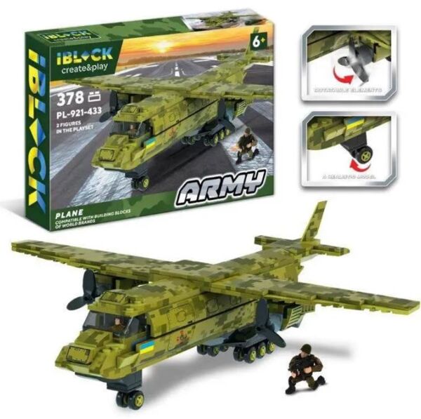Конструктор IBLOCK Армія 378 деталей PL 921-433 Ціна (цена) 413.30грн. | придбати  купити (купить) Конструктор IBLOCK Армія 378 деталей PL 921-433 доставка по Украине, купить книгу, детские игрушки, компакт диски 0