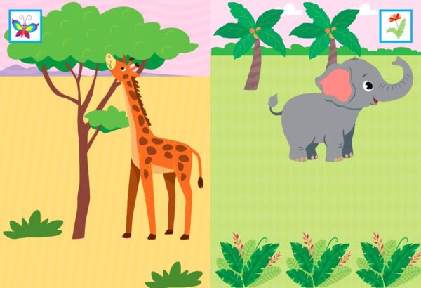 Наклей малятко! Клац-клац! Хто живе у Африці? Ціна (цена) 27.80грн. | придбати  купити (купить) Наклей малятко! Клац-клац! Хто живе у Африці? доставка по Украине, купить книгу, детские игрушки, компакт диски 1