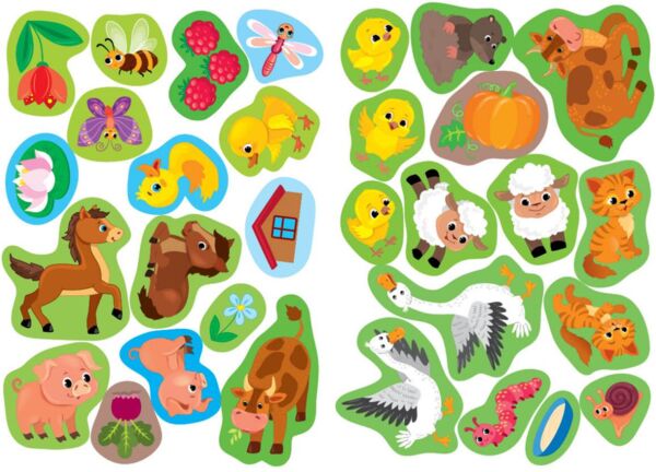 Прості аплікаціі великими наліпками.Лісові звірята Ціна (цена) 49.40грн. | придбати  купити (купить) Прості аплікаціі великими наліпками.Лісові звірята доставка по Украине, купить книгу, детские игрушки, компакт диски 2