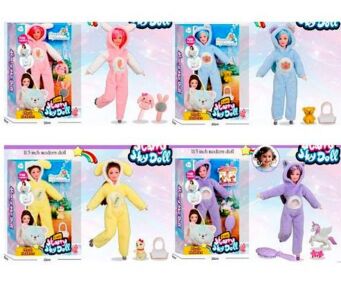 Лялька 30 см шарнірна кігурумі 4 види SK162-62A-B-C