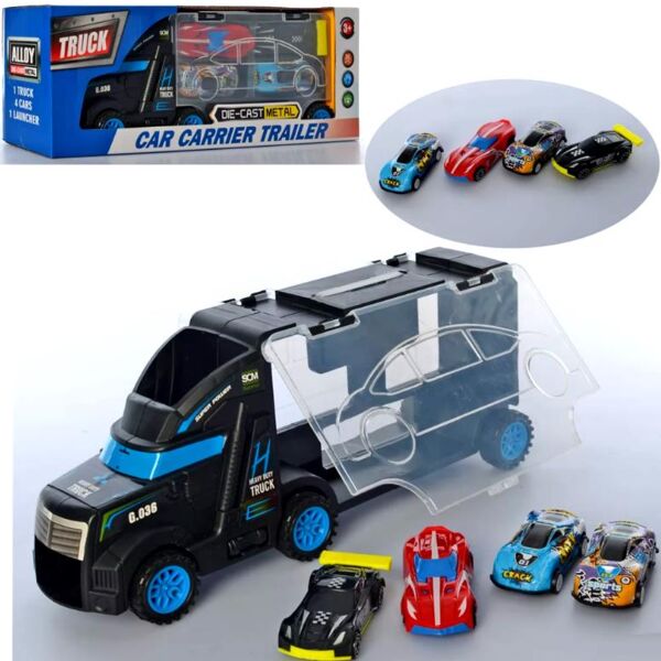 Трейлер машинка 4 штуки Ціна (цена) 144.50грн. | придбати  купити (купить) Трейлер машинка 4 штуки доставка по Украине, купить книгу, детские игрушки, компакт диски 0