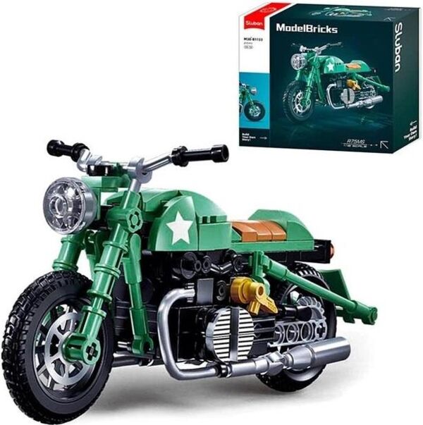 Конструктор Sluban мотоцикл 16 см 215 деталей М38-В1133 Ціна (цена) 233.30грн. | придбати  купити (купить) Конструктор Sluban мотоцикл 16 см 215 деталей М38-В1133 доставка по Украине, купить книгу, детские игрушки, компакт диски 0