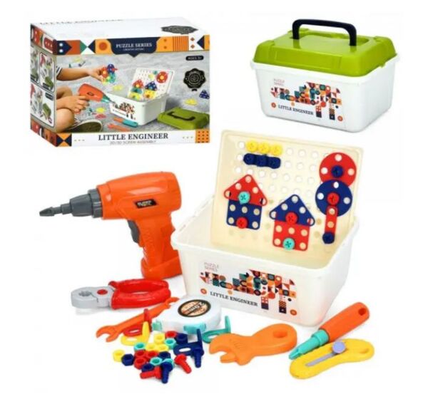 Мозаїка на шурупах шуруповерт набір інструментів 888-4C Ціна (цена) 222.60грн. | придбати  купити (купить) Мозаїка на шурупах шуруповерт набір інструментів 888-4C доставка по Украине, купить книгу, детские игрушки, компакт диски 0