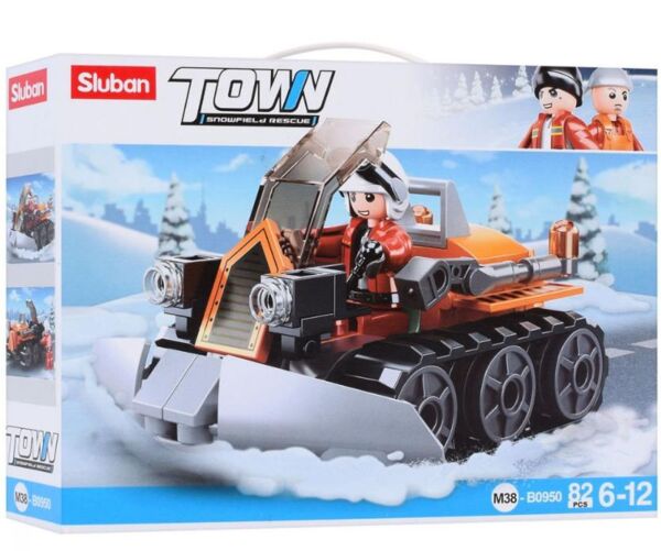 Конструктор Sluban снігохід фігурка 82 деталі М38-В0950 Ціна (цена) 107.20грн. | придбати  купити (купить) Конструктор Sluban снігохід фігурка 82 деталі М38-В0950 доставка по Украине, купить книгу, детские игрушки, компакт диски 1