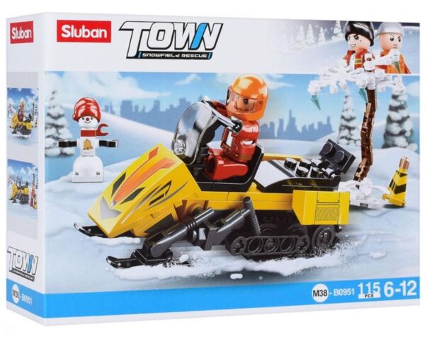 Конструктор Sluban М38-В0951 снігохід сніговик фігурка 115 деталей Ціна (цена) 107.20грн. | придбати  купити (купить) Конструктор Sluban М38-В0951 снігохід сніговик фігурка 115 деталей доставка по Украине, купить книгу, детские игрушки, компакт диски 1