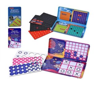 Гра настільна магнітна логічна гра ігрове поле фішки 2 види IB001C-2C