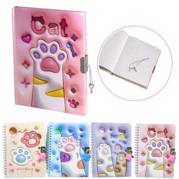 Блокнот дитячий 13 х 18 см 46 аркушів у клітинку на спіралі із замком 96-12 Ціна (цена) 41.80грн. | придбати  купити (купить) Блокнот дитячий 13 х 18 см 46 аркушів у клітинку на спіралі із замком 96-12 доставка по Украине, купить книгу, детские игрушки, компакт диски 0