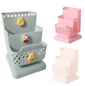 Стакан для ручок 3 віділення 16х10х10см WY-71028/71029 97-2