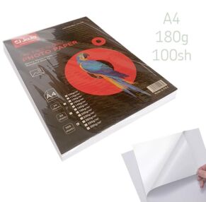 ФОТОПАПІР JoJo глянцевий А4 180 г/м 100 аркушів