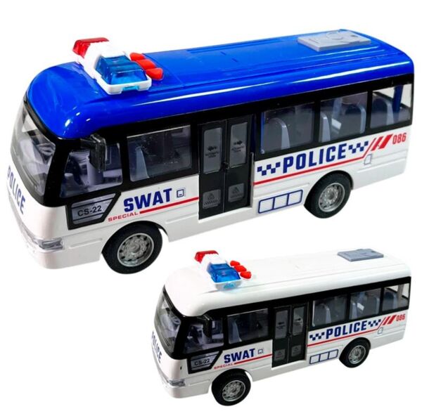 Автобус 18 см Police YM9906F Ціна (цена) 194.20грн. | придбати  купити (купить) Автобус 18 см Police YM9906F доставка по Украине, купить книгу, детские игрушки, компакт диски 0