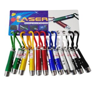 Лазер указка з ліхтариком та функцією перевірки грошей JD-88 24-10