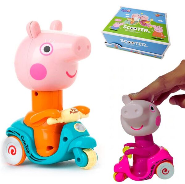 Свинка Пепа на скутері 9-13 см 14A Ціна (цена) 98.30грн. | придбати  купити (купить) Свинка Пепа на скутері 9-13 см 14A доставка по Украине, купить книгу, детские игрушки, компакт диски 0